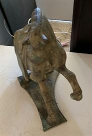Cast Iron Chinese Tang War Horse