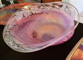 David E Murano Glass Bowl
