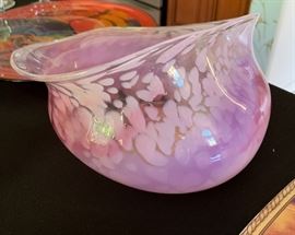 David E Murano Glass Bowl