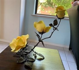 Boehm England Yellow Roses