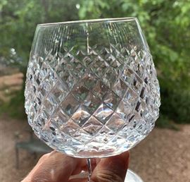 8 Waterford Alana Brandy Glasses/Snifters