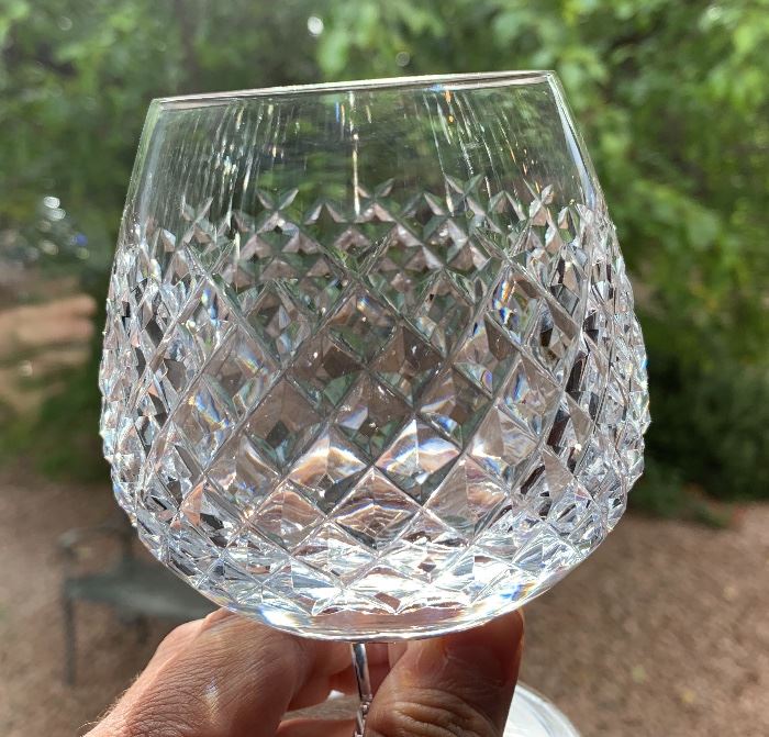 8 Waterford Alana Brandy Glasses/Snifters