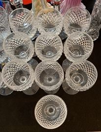 10 Waterford Alana Wine Hock Glasses