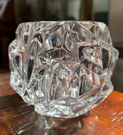 Tiffany & Co Germany Crystal Rock Cut Votive/Dish