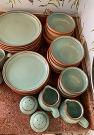 40+ Pc Noritake Stoneware Boulder Rige
