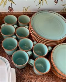 40+ Pc Noritake Stoneware Boulder Rige
