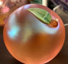Orient & Flume Art Glass Peach