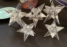 5 Rosenthal Star Candle Holders