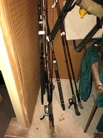 Rods, Reels, Tackle