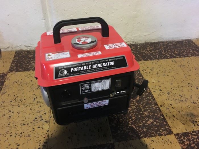 A very practical portable generator -- never used.