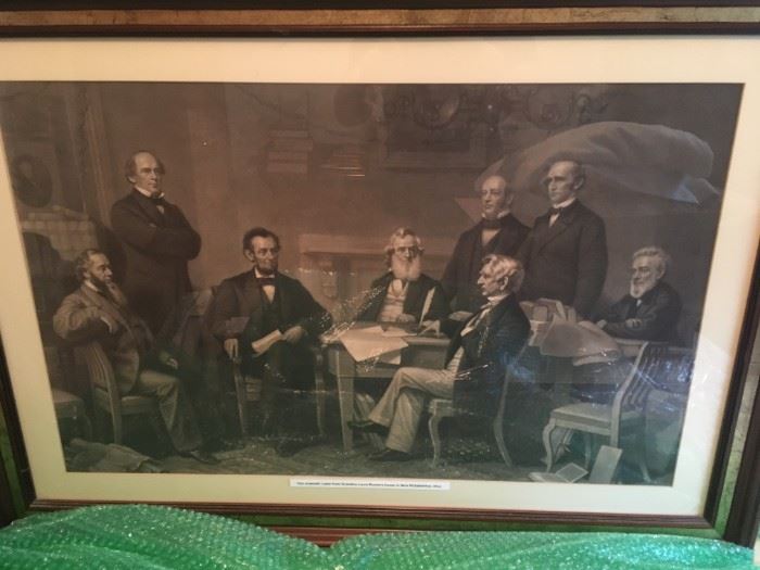 I love this piece -- Lincoln and his cabinet!