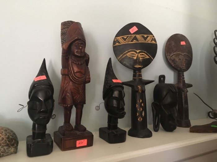 Several great African pieces.