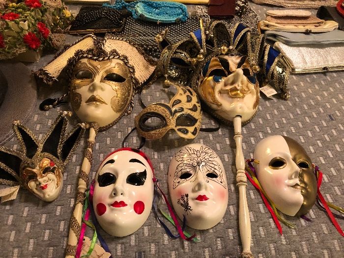 Vintage masks 