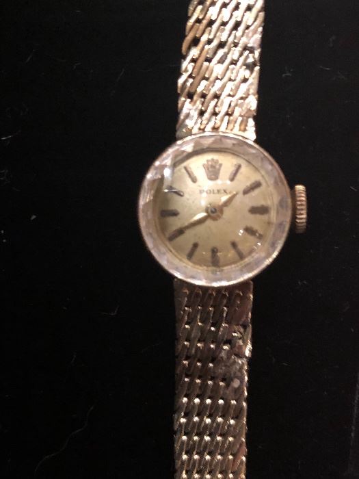 Ladies 14k gold Rolex watch