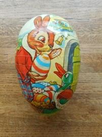 vintage 6" paper mache Easter Egg from Germany       https://ctbids.com/#!/description/share/132523