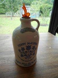 12" Vintage 1/2 Gallon Henry McKenna whiskey jug https://ctbids.com/#!/description/share/132526