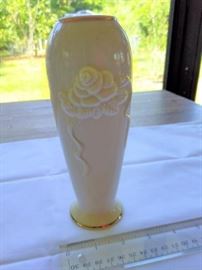 Vintage Lenox Rose Bloom vase 24Kt trim 7 1/2" https://ctbids.com/#!/description/share/132528