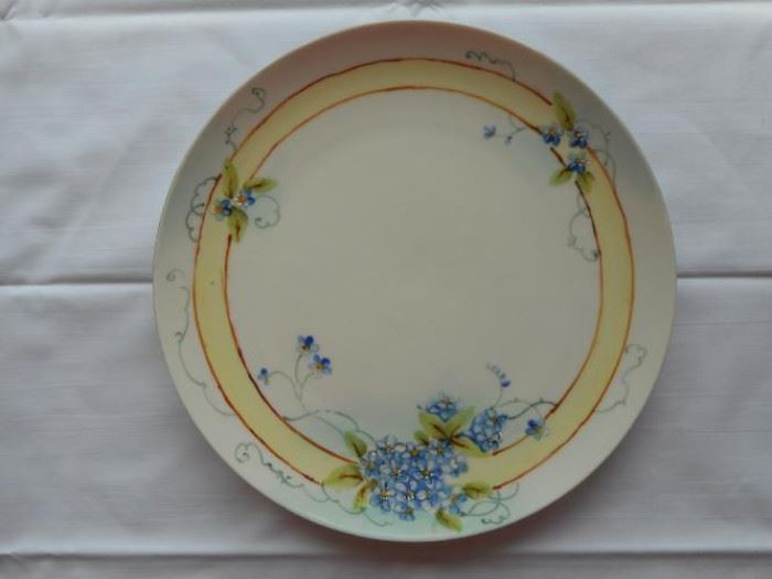 vintage Handpainted 9" Japanese plate - Nippon mark https://ctbids.com/#!/description/share/133020