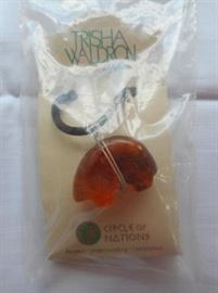 Trisha Waldron Circle of Nations Amber Bear Pendant necklace https://ctbids.com/#!/description/share/133107
