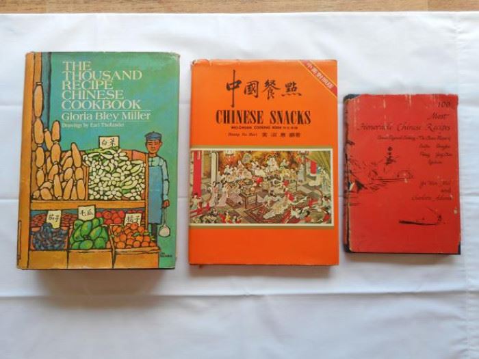 Lot of 3 vintage Chinese cookbooks from 60's & 70's https://ctbids.com/#!/description/share/133114