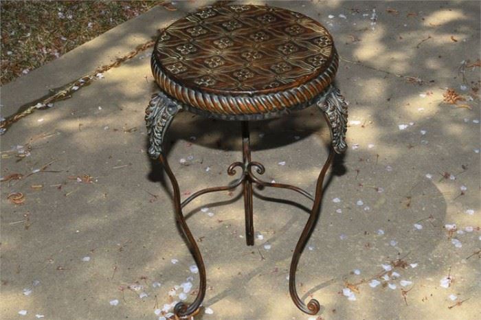 22. Metal Occasional Table