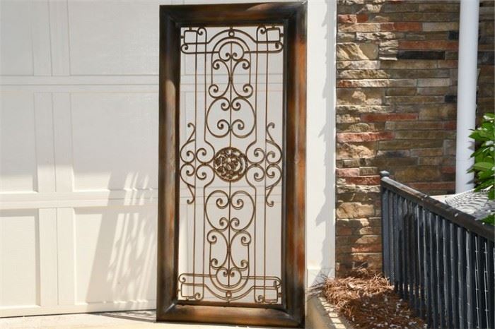 27. Beaux Arts Style Wrought Iron Door