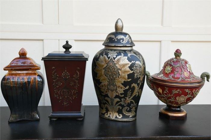 47. Group Lot of Four 4 Decorative Accessories