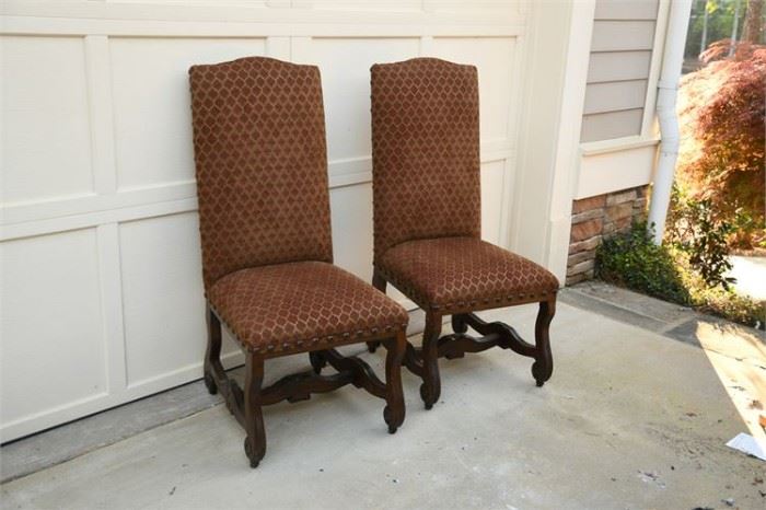 130. Pair Louis XIII Style Armchairs