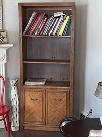 Bookshelf with extra storage 