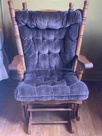 Rocker with footstool 