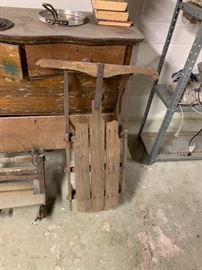 Sled and other misc project up-cycle pieces. 