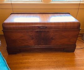 Cedar waterfall chest