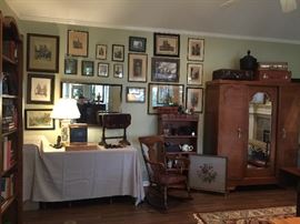 Looking into the Den show the wonderful Cathedral collection, and furniture