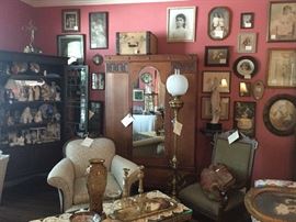 Looking into the formal living room