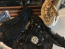 Victorian beaded purses