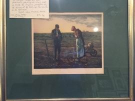 Peasants praying The Augelus