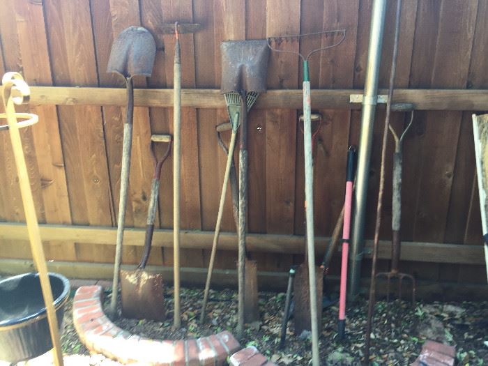 Lots of Garden Tools