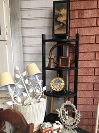 Lots of shabby items on the Patio