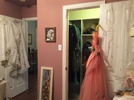 Wonderful vintage clothing and veils 