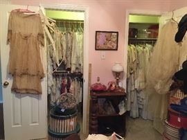 Looking at the closets 