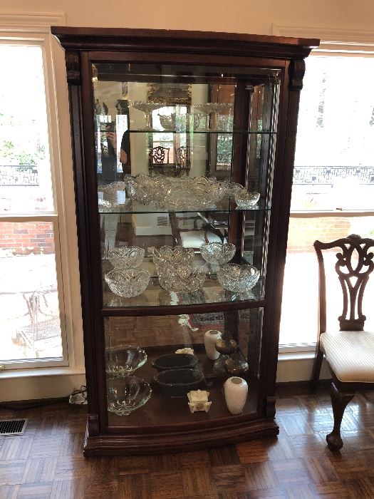 Tons of Waterford crystal! *Please Note: Curio cabinet is NOT for sale.*
