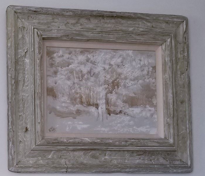Monogrammed:EHM
Mixed media
Treescape