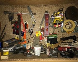 Big selection of vintage and contemporary tools—power tools, hand tools, ladders, pressure washer, garden tools—and more!