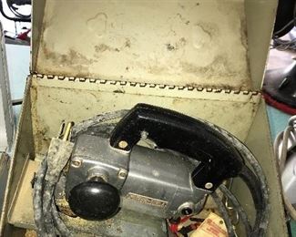 Big selection of vintage and contemporary tools—power tools, hand tools, ladders, pressure washer, garden tools—and more!