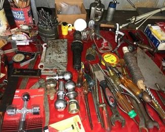 Big selection of vintage and contemporary tools—power tools, hand tools, ladders, pressure washer, garden tools—and more!