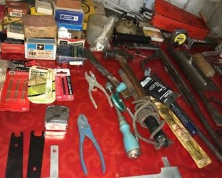 Big selection of vintage and contemporary tools—power tools, hand tools, ladders, pressure washer, garden tools—and more!