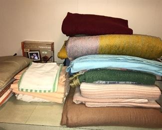 Vintage blankets.