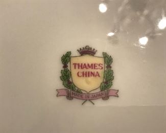 Vintage Thames fine china, made in Japan.