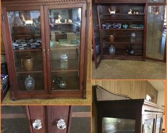 ANTIQUE DISPLAY CABINET