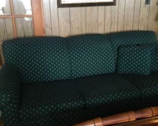 Hunter Green Sofa - Beautiful condition. Barely used.